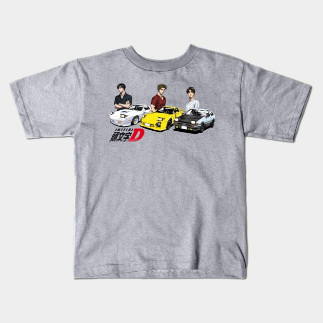 Project D Team Lineup Kids T-Shirt by TastefullyDesigned